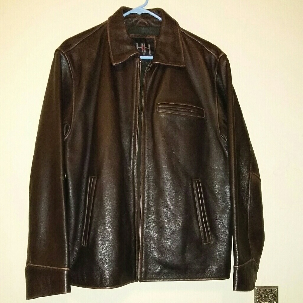 Men's Brown Leather Jacket